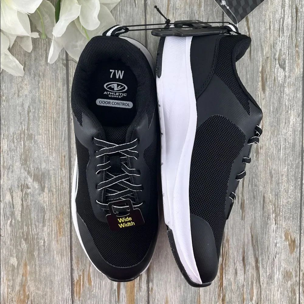 Women's Lifestyle Mesh Jogger Sneakers Shoes Size 7 Wide